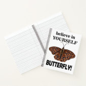 Carnet Papillon Croyez En Votre Papillon (Intérieur)