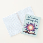 Carnet Papillon d'aquarelle d'inspiration personnalisée (Intérieur)