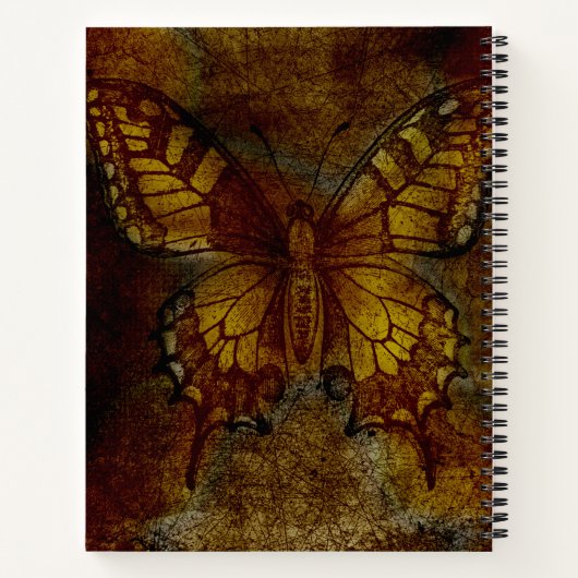 Carnet Papillon d'art (Dos)