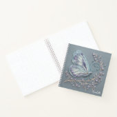 Carnet Papillon d'art en fibre monographique (Intérieur)