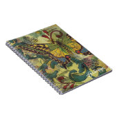 Carnet papillon d'art textile (Côté Droit)