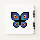 Carnet Papillon de flamme de paon (Dos)