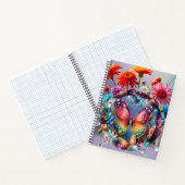 Carnet Papillon de fleurs (Intérieur)