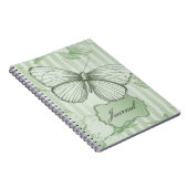 Carnet Papillon de menthe (Côté Droit)
