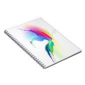 Carnet Papillon de peinture Abstrait (Côté Droit)