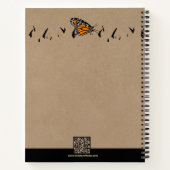 Carnet Papillon de pelouse promotionnel silhouette jardin (Dos)