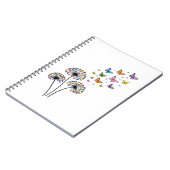 Carnet Papillon de pissenlit en vol (Côté gauche)