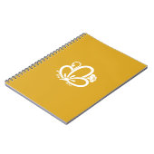 Carnet papillon de prune ombré (Côté gauche)