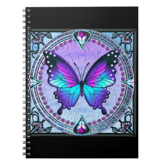 Carnet Papillon de sublimation avec Arrière - plan (Devant)