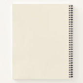 Carnet Papillon d'hiver doré (Dos)