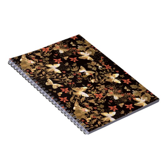 Carnet Papillon d'or (Côté Droit)