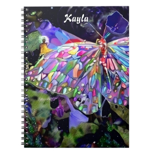 Carnet Papillon du jardin secret  (Devant)