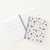 Carnet Papillon écossais Moth Thistle Nom Fleur Moderne (Intérieur)
