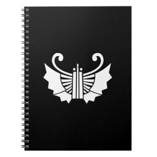 Carnet papillon en éventail