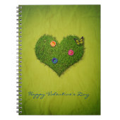 Carnet Papillon en forme de coeur (Devant)