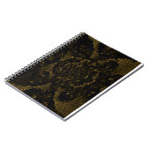 Carnet Papillon en verre coloré olive (Côté gauche)