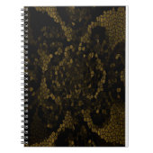 Carnet Papillon en verre coloré olive (Devant)