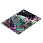 Carnet Papillon Espoir Vert (Côté gauche)