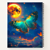 Carnet Papillon et lune (Dos)