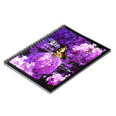 Carnet Papillon et Phlox, Ecclésiaste 3:11 (Côté gauche)
