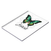 Carnet Papillon Éthéré "ÉVOLUER (Côté gauche)