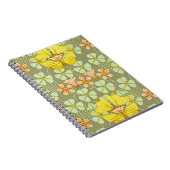 Carnet Papillon Floral Art Nouveau (Côté Droit)