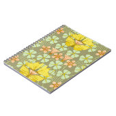 Carnet Papillon Floral Art Nouveau (Côté gauche)