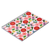 Carnet Papillon floral de jardin printanier moderne  (Côté gauche)