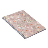 Carnet Papillon floral Fleur sauvage Boho (Côté Droit)