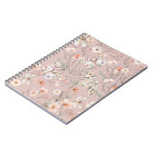 Carnet Papillon floral Fleur sauvage Boho (Côté gauche)