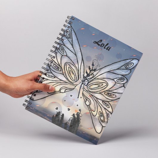 Carnet Papillon galactique