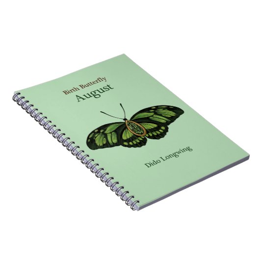 Carnet Papillon Gemstone (août) - Dido Longwing (Côté Droit)