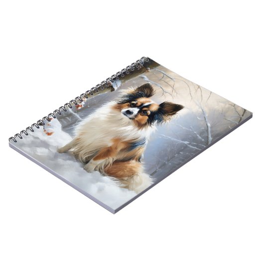 Carnet Papillon Laisser neiger Noël (Côté gauche)