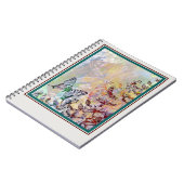 Carnet Papillon, libellule et fleurs (Côté gauche)