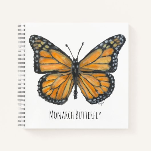 Carnet Papillon Monarque (Devant)