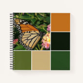 Carnet Papillon monarque (Devant)