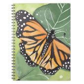 Carnet Papillon monarque | Belle aquarelle (Devant)
