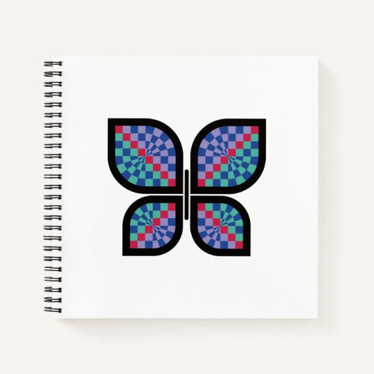 Carnet Papillon Mosaic Radiance (Devant)