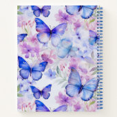 Carnet papillon motif (Dos)