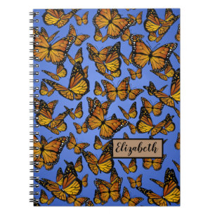 Carnet Papillon Motif Monarque