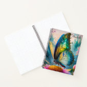 Carnet Papillon Peint Monogramme (Intérieur)