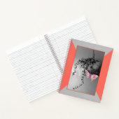 Carnet Papillon photo monochrome Peach Peach Pink (Intérieur)
