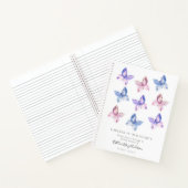 Carnet Papillon pour toujours dans nos coeurs Funérailles (Intérieur)