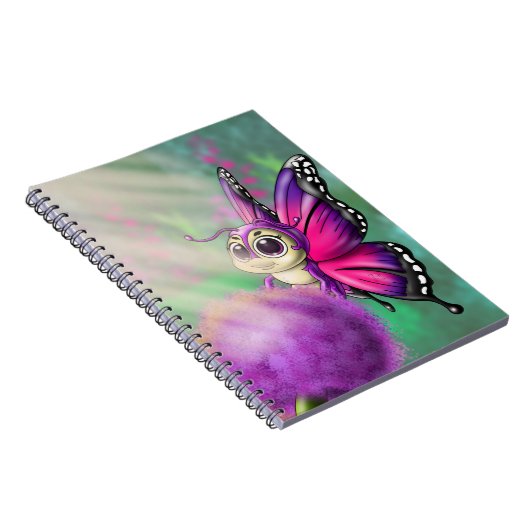 Carnet Papillon pourpre (Côté Droit)