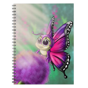 Carnet Papillon pourpre