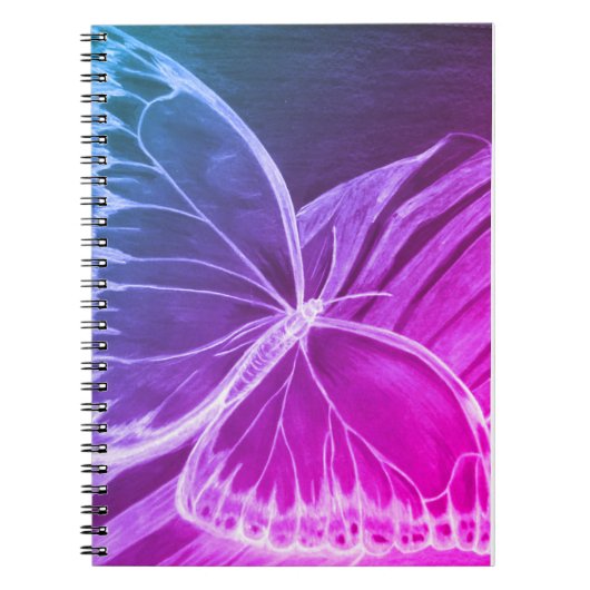Carnet papillon pourpre (Devant)