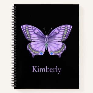 Carnet Papillon pourpre