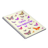 Carnet Papillon psychédélique coloré Art Cath Ajouter un (Côté Droit)