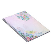 Carnet papillon romantique Arrière - plan (Côté Droit)
