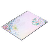 Carnet papillon romantique Arrière - plan (Côté gauche)